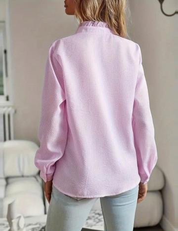 Cămașă Shein Curve+, roz