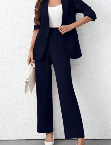 Pantaloni Shein, albastru