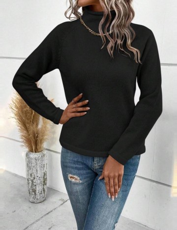 Pulover Shein, negru