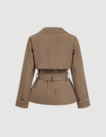 Trench scurt Shein, maro