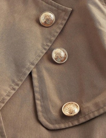 Trench scurt Shein, maro