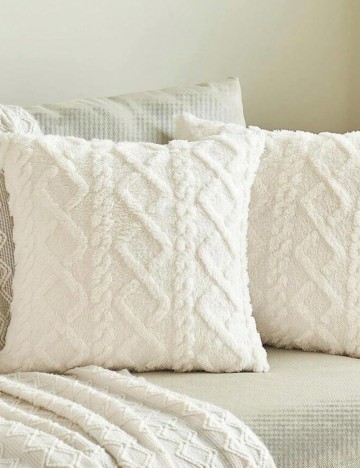 Set fețe de pernă Shein, alb