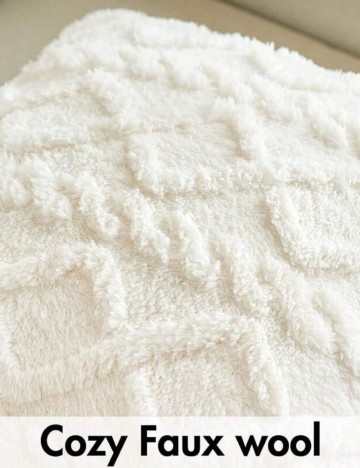 Set fețe de pernă Shein, alb