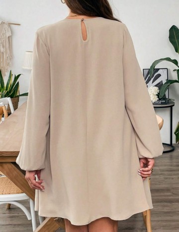 Rochie mini Shein Curve+, bej