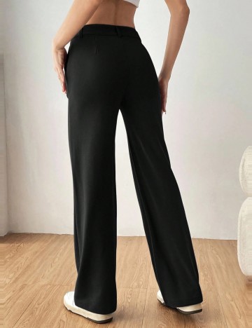 Pantaloni Shein Curve+, negru