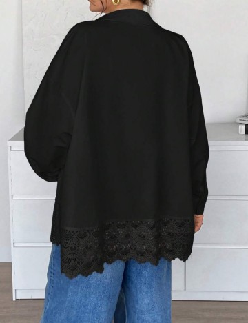 Cămașă Shein Curve+, negru