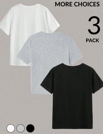 Set Tricouri Shein, mix culori