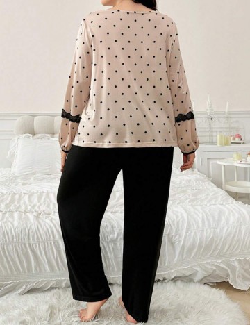 Compleu pijamale Shein Curve+, mix culori