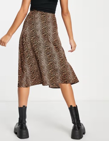 Fustă midi Daisy, mix culori