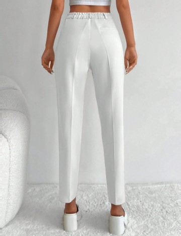 Pantaloni Shein, alb