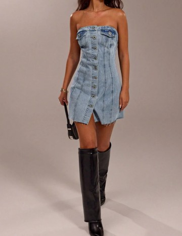 Rochie de blugi Shein Forever 21, albastru