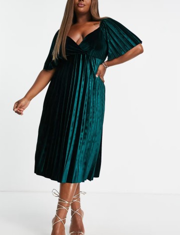 Rochie maxi ASOS, verde