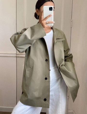 Trench Shein, verde