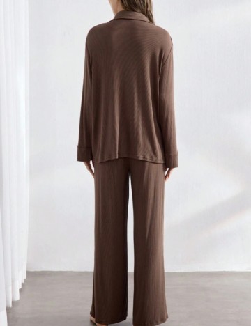 Compleu pijamale Shein, maro