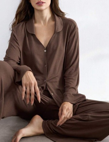 Compleu pijamale Shein, maro