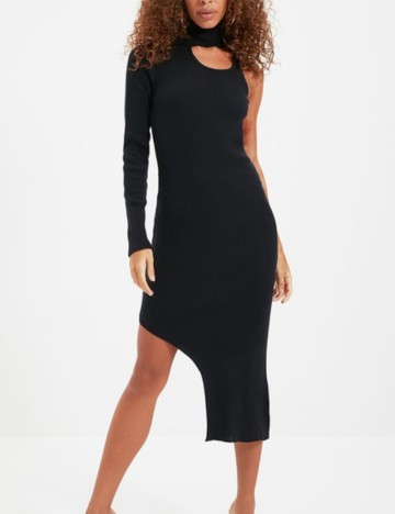 Rochie midi TRENDYOL, negru
