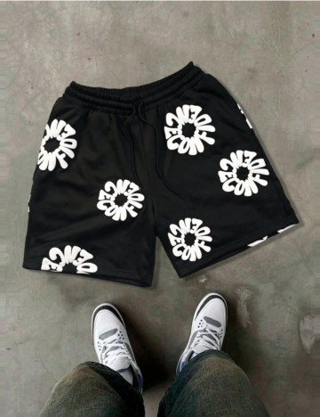 Pantaloni scurți Shein MANFINITY, negru