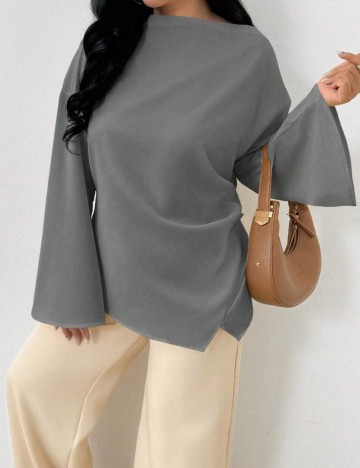 Cămașă Shein, gri