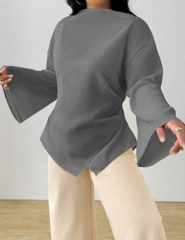 Cămașă Shein, gri