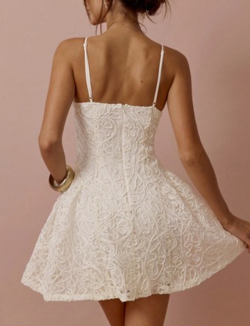 Rochie mini Shein, crem