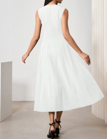 Rochie midi Shein, alb