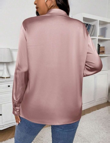 Cămașă Shein Curve+, mov