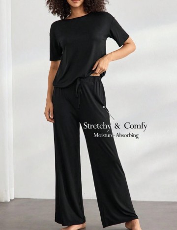 Compleu pijamale Shein, negru