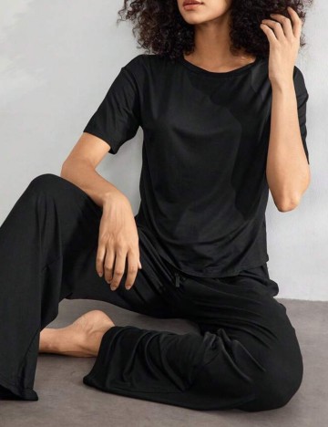 Compleu pijamale Shein, negru