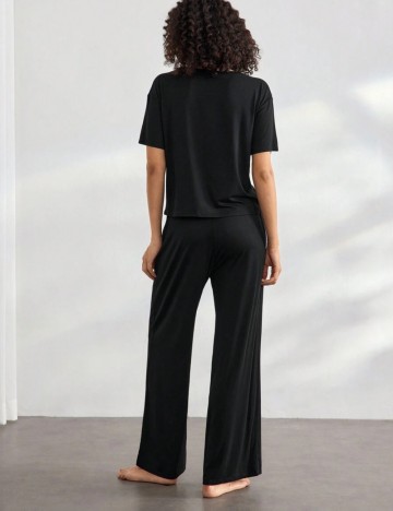 Compleu pijamale Shein, negru