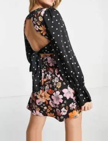 Rochie mini ASOS, mix culori