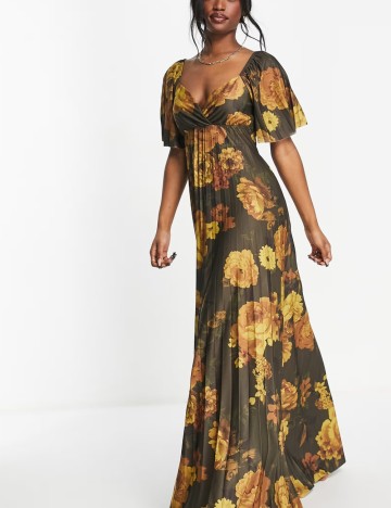 Rochie maxi ASOS, mix culori