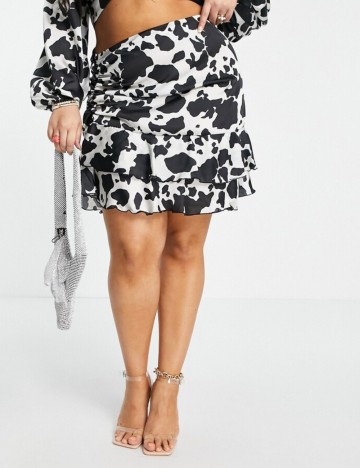 Fustă mini Shein, mix culori