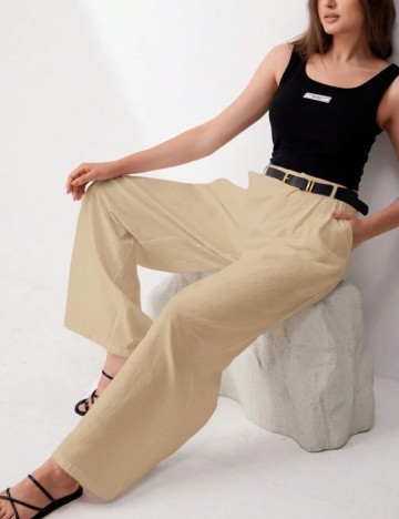 Pantaloni Shein, bej