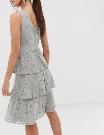 Rochie midi Little Mistress, gri