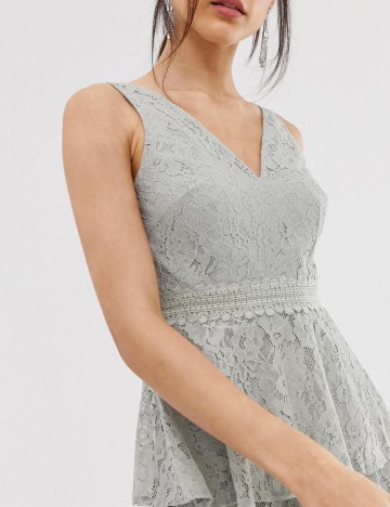 Rochie midi Little Mistress, gri