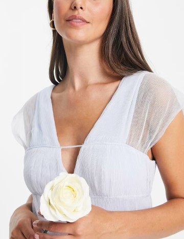 Rochie maxi ASOS, albastru