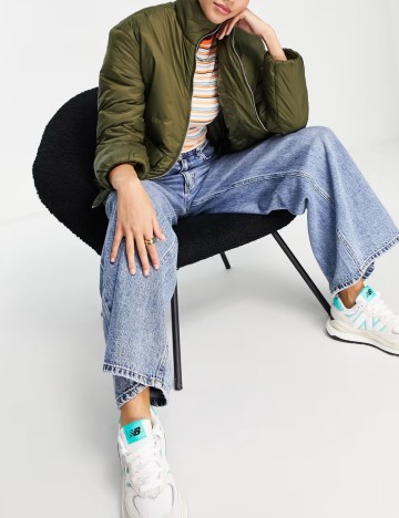 Jachetă Wednesday S Girl, verde