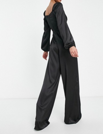 Salopetă lungă First Distraction, negru