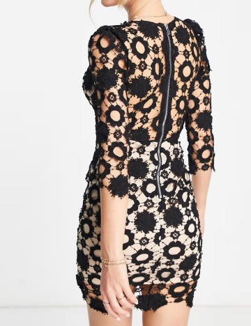 Rochie mini Love Triangle, mix culori