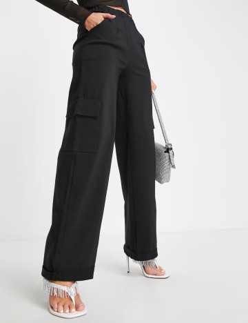 Pantaloni I SAW IT FIRST, negru