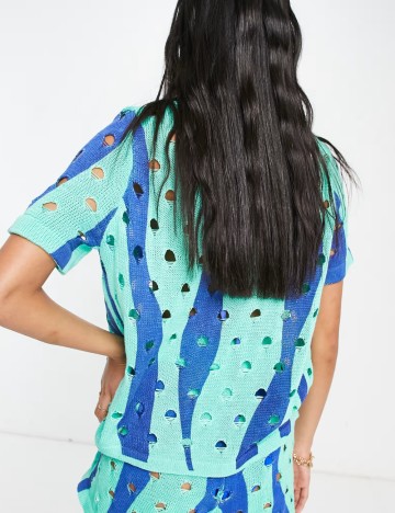 Cămașă cu m&acirc;necă scurtă Daisy Street, mix culori