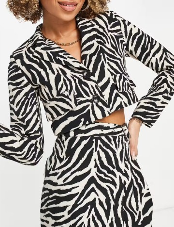 Sacou I SAW IT FIRST, mix culori