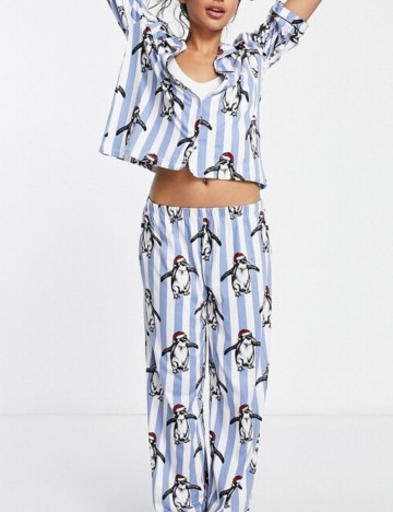 Compleu pijamale Chelsea Peers, mix culori