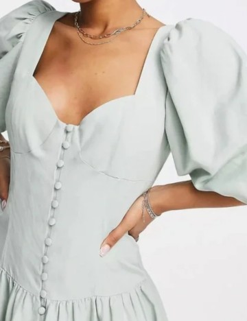 Rochie midi nobody's child, verde