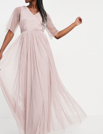 Rochie maxi Anaya, roz