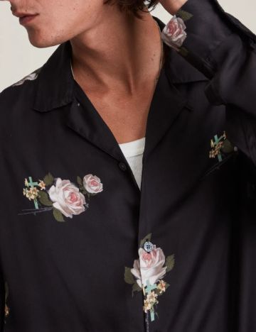 Cămașă Allsaints, negru