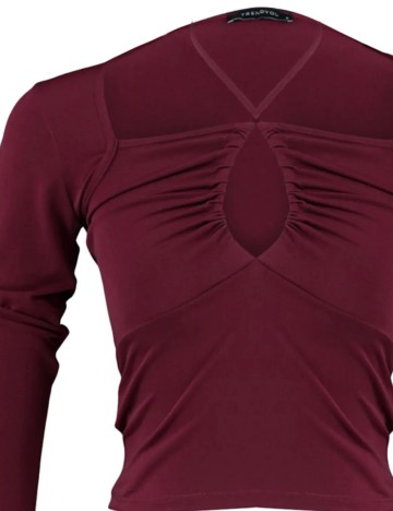 Bluză TRENDYOL, vișiniu