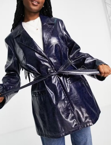 Trench ASOS, albastru