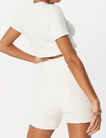 Pantaloni scurți Missguided, alb