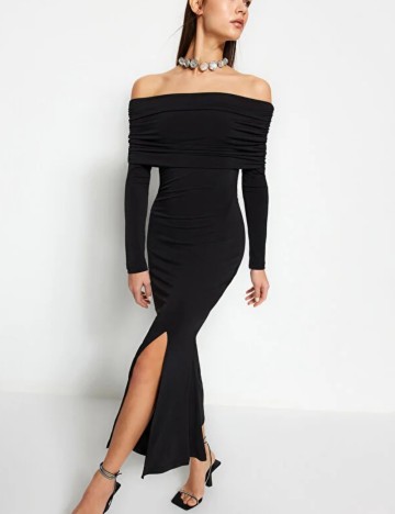 Rochie maxi TRENDYOL, negru